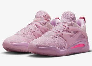 Uitstekende basketbalschoenen Lagere school KD 15 Tante Pearl te koop Pink kinderen mannen dames sportschoen sneakers met US4-US12