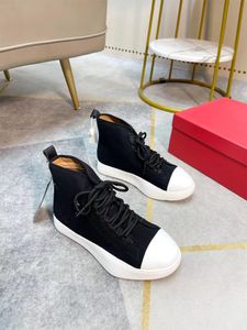 Uitstekende Merk Kaiwa Sneakers Mannen Luxe Designer Hoge Schoenen Chunky Platform Sportschoenen Zwart Wit Rood Canvas Lederen Trainers Casual Wandelen