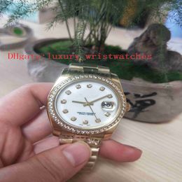 Excellentes montres de haute qualité Hommes Montre-bracelets 116238 36 mm Mère de Pearl Diamond Unisex Asia 2813 Mécanique Mens Automatic Watch LA 286D