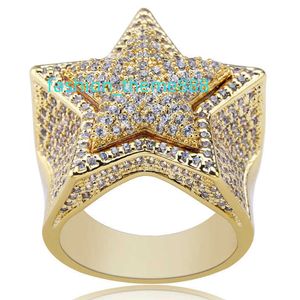 Excellents bijoux en gros femmes hommes moissanite diamant largeur Miami lien cubain Hip Hop anneaux glacés