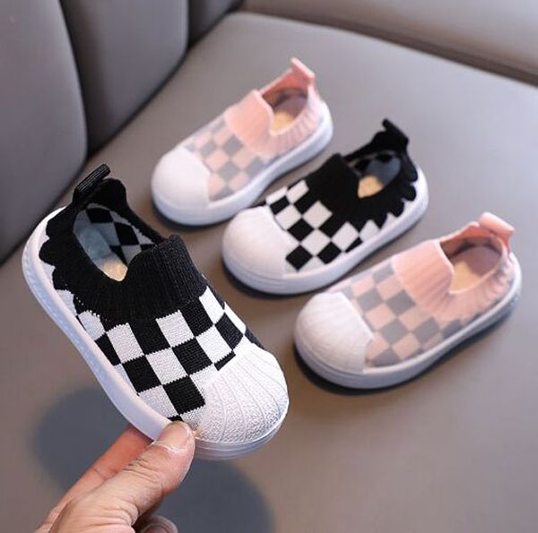 Excelente chico zapatos para niña niño lona Skate zapato niño niños zapatillas otoño niños zapatos niños zapatillas niñas cuadros