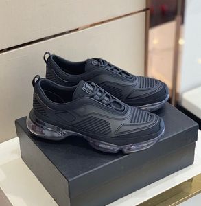 Uitstekende mannen Cloudbust lucht sportschoenen gebreide technische stof transparante rubber zool man sneakers mesh ademende casual wandel korting trainer EU38-46