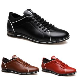 Excelentes zapatos casuales para hombres que no son de marca Triple Black designer Chaussures de cuero Alpargatas para hombre Zapatillas de deporte para exteriores 39-47 Estilo 10