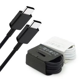 Câbles USB de type C d'excellente qualité 1M 3FT 2A Câbles de chargeur de charge rapide Cordon Type-C pour Samsung Galaxy S10 note 10 S20