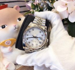 Uitstekende Unisex Dames Mode Horloges Saffier Datejust 36mm 116234 126334 Automatische Azië ETA 2813 Beweging Roestvrij staal Mannen '