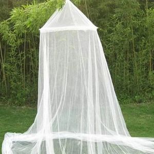 Uitstekende Witte Huis Bed Kant Netting Luifel Ronde Klamboe Mosquitera Malla De Mosquito 1 st 240315