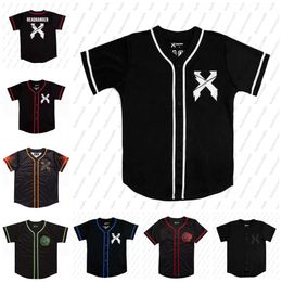 Excision Custom Baseball cJersey Elk nummer Elke naam Heren Dames Jeugd