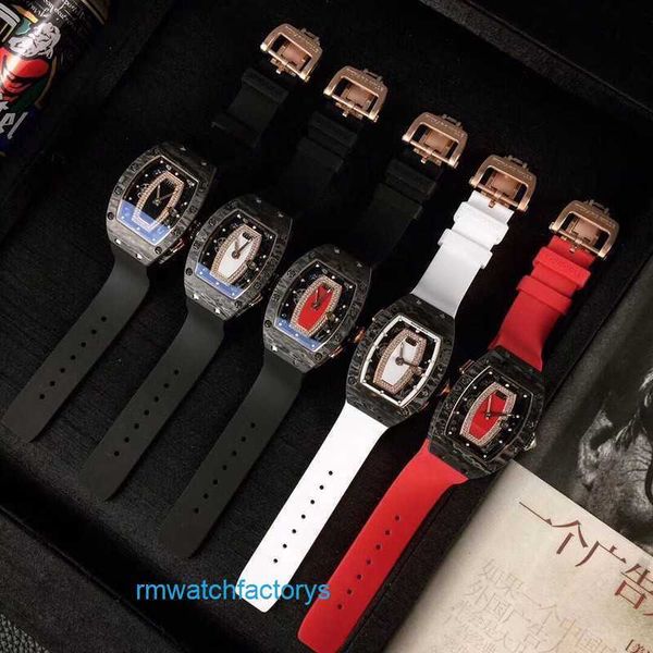 Montre-bracelet exclusive passionnante RM Watch RM037 Rgca Ntpt Composite à couche mince en fibre de carbone