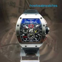 Montre-bracelet passionnante montres-bracelets exclusives RM montre RM011 en alliage de titane machines de sport évider mode décontracté temps
