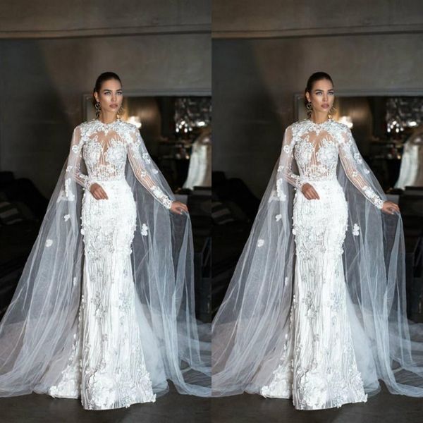 Design exclusif Wrap de mariage 2019 Tulle Cape dentelle dames Cape de mariée sans manches châle de mariée personnalisé vestes de mariage Shi274B