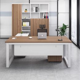 Executive Monitor Office Desk Corner Workflow School Boss Standing Luxury Office Desk Filing Silla Escritorio Furniture HDH HDH