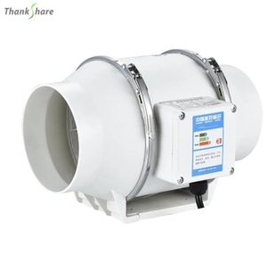 Ventilateurs d'extraction Accueil silencieux en ligne tuyau conduit ventilateur pour salle de bain extracteur Ventilation cuisine toilette mur Air propre ventilateur 220V 2203732920