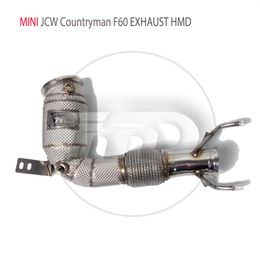 Uitlaatspruitstuk High Flow Downpipe Voor MINI JCW Countryman Clubman F56 F57 F60 2.0T Auto Accessorie Met Katalysator