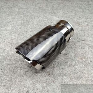 Uitlaatpijp Groothandel Auto Styling Escape Akrapovic Uitlaat Glanzend Carbon Tips Uitlaten Eindpijpen Drop Delivery Mobiles Motorcycles Dhr4P