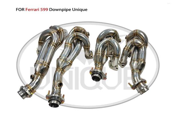 Rendimiento del sistema de escape Downpipe Manifold para 599 modificación automática de la válvula electrónica silenciador