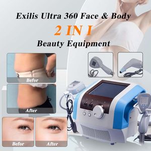 Exilis ultra body slimming 2 tecnologías 360 exili estiramiento facial antienvejecimiento máquina adelgazante en forma de cuerpo