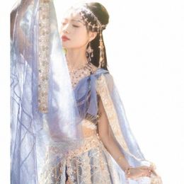 Vêtements de style occidental exotique Dunhuang Kweichow Moutai Xishuangbanna Han Elements Persal Trip Shoot Fi Photographie d2KT #
