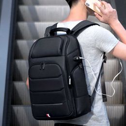 Mochila expandible para hombres, bolsa de viaje multifuncional de corta distancia, bolsa para computadora de 15,6 pulgadas, mochila de gran capacidad 231115