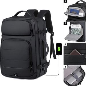 Sac à dos pour ordinateur portable pour hommes extensibles Sac à carnet étanche à école USB Sports Travel School Pack Pack pour mâle 240320