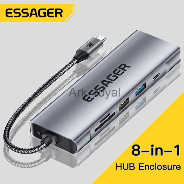 Cartes d'extension Accessoires Station d'accueil portable Hub haute vitesse Prise en charge du port multi-séparateur PD100W Charge HDMIcompatible pour téléphone portable J230721