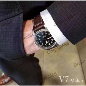 Menwatch Iwc Watch Mens Mark Mark Dix-huit montres de haute qualité Mécanique Auto Uhren Super épaisse Date de gueule