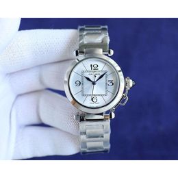 cher pasha womenwatch ballon bleu montre panthère montres rétro avec boîte de haute qualité suisse mécanique or uhr 32mm femmes cadeau parfait montre cater luxe B0V4