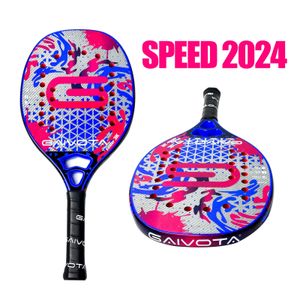 Faites l'expérience de la précision et de la puissance avec la raquette Gaivota Speed Attack Beach Tennis Red EVA 240202