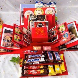 Explosiedoos DIY Verrassingscadeau Gemonteerd Handgemaakte snack voor verjaardag Verjaardag Valentijnsdag Bruiloft 240113