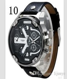 Explosion Fashion Leisure DZ Gold Quartz Watch Men Teri Men039s Big Steel Watch en Europe et les États-Unis se vendent comme C5164539