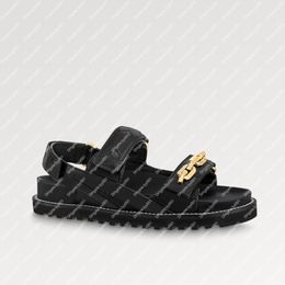 Explosion Sandales féminines nouvelles 1ab3qb Paseo Flat Comfort Sandale Chaussures noires en relief Boutelles de peau d'agneau