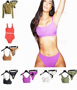 Modèles explosifs Maillots de bain Hipster Rembourré Femmes039s Designer Bikinis Extérieur Haute Qualité Plage Natation Bandage Luxe Wear5624046