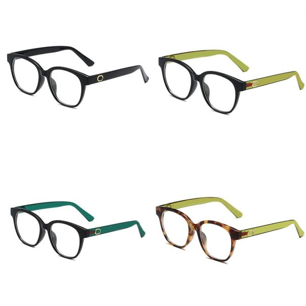 Lunettes de designer claires exquises couleur or lettre hommes lunettes de soleil de luxe lunette homme doux vintage cadre lunettes de soleil homme femmes unique hg103