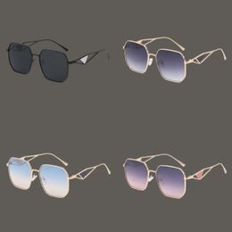 Lunettes de soleil de designer exquises femmes lunettes de soleil d'extérieur ensoleillées hommes polarisés protection UV lunettes de signature triangulaires style tendance ga0106 B4