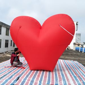 Cœur rouge gonflable géant exquis pour la Saint-Valentin / Décoration de mariage / fête faite par Ace Air Art