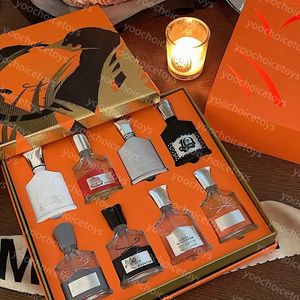 Coffret cadeau exquis ensemble de parfum pour hommes 15ml 8 pièces ensemble d'échantillons de voyage en spray pour hommes