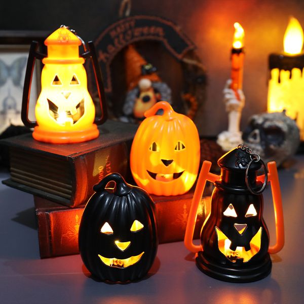 Exquis Halloween Decoration Props Glow Pumpkin Lights Men Femmes Nightlight atmosphère Party Orange Cougettes