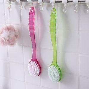 Brosse de douche exquise à Long manche pour frotter le dos, Massage doux pour la peau, élimine les peaux mortes, outils de bain SPA