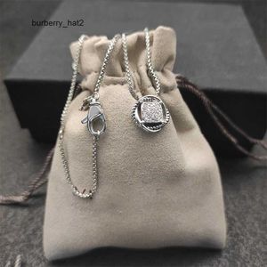 Voortreffelijke kettingen Designer Dy Plated Silver Rhinestone Jewelry Collier Long Designer Necklace for Women Vintage Mens Chain Necklace Accessoires