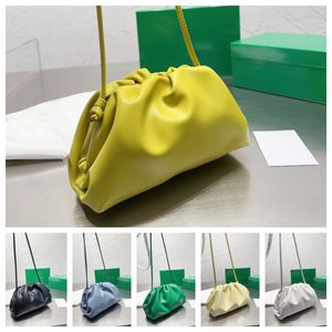 Cloud Handtas Prachtige Dames Avondtassen Designer Groene Crossbody Macaron Kleurrijke Shell Clutch Bags Verstelbare Schouderriem 22CM