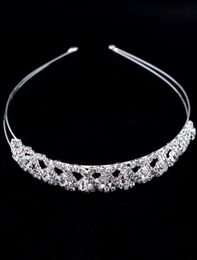 Exqusite Diamante Diamond Pearl Wedding Hair Jewelry New Bride Dadem 13Cmm TS131 Cheap Whole 7176179