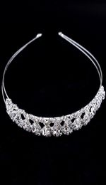 Exqusite kunstmatige diamant parel bruiloft haar sieraden nieuwe bruid headband 13cmm ts131 goedkoop geheel 4389068