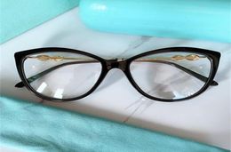 Prachtige strass decoratie cateye Frame vrouwen plano bril 5617145 hoogwaardige plankmetal voor correctiebrillen fullse5684354
