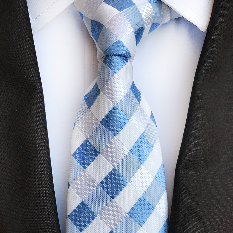 EXSAFA gravata masculina de fios de poliéster de alta densidade assuntos comerciais