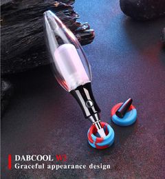 Exseed Dabcool W3 Mini Dab Rig Wax Concentrate Oil Kit VV 400mAh Batería Filtro de vidrio Burbujeador ENail Vaporizador DHL gratis