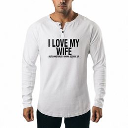 Étendre Hip Hop Streetwear Fi Lg Manches Butt Col V T-shirt Gym Bodybuilding Fitn Tee Hommes Courir Sport Cott Chemise t7ww #