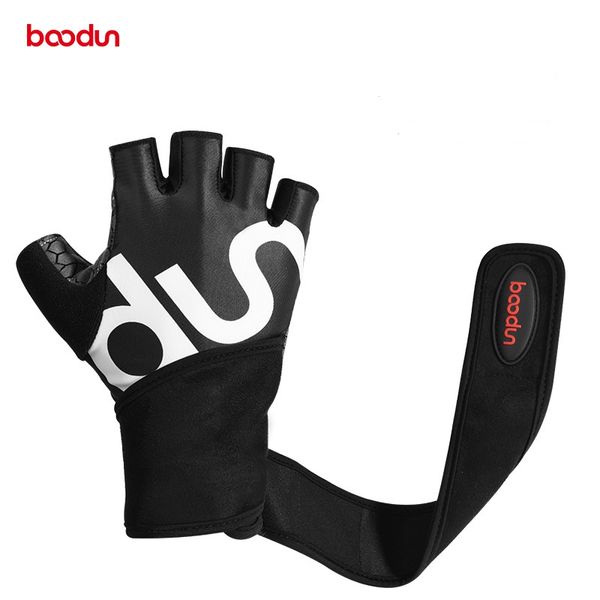 Guante de levantamiento de pesas para muñeca extendida, Fitness, gimnasio, Crossfit, manopla deportiva transpirable, entrenamiento de ciclismo, ejercicios con mancuernas, motocicleta, hombres, bicicleta guantes ciclismo