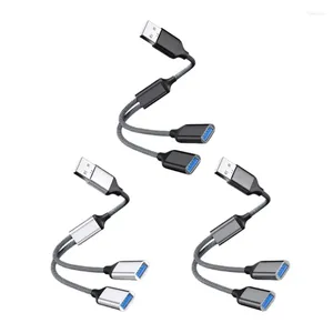 Verlengkabel USB Power Splitter Man-vrouw Adapter Port Extender Hub Data Split