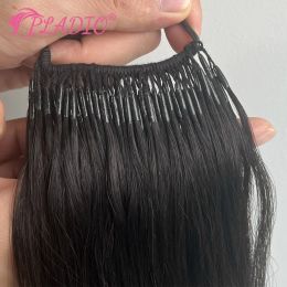 Extensiones 0,8 g/unidad, extensiones de cabello con hilo Itip gemelos, queratina brasileña recta, fusión Natural, extensión de cabello humano Remy de 1226 pulgadas