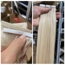 Extensions Classic Coda rechte Europese Remy Invisible Tape in Human Natural Hair Extensions Naadloos blonde tape Haar 22 '' 10 stcs 30G