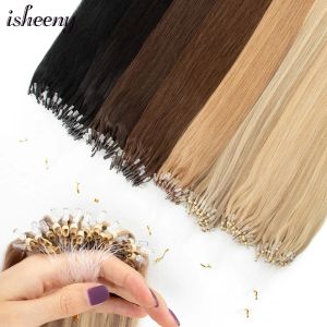 Extensions Isheeny Micro Loop Extensions de cheveux cheveux humains 12